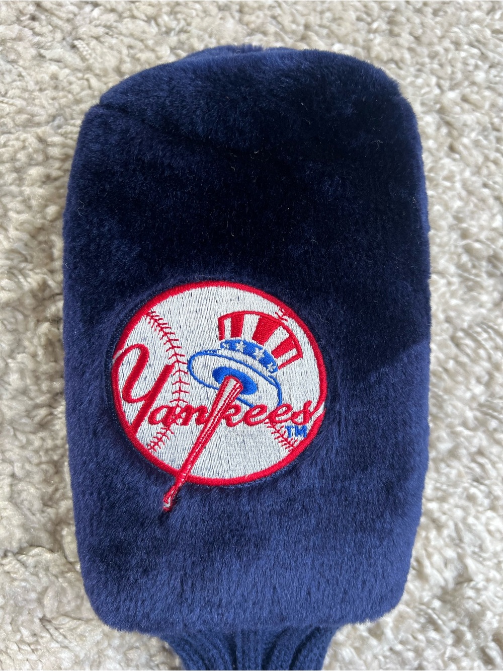 New York Yankees Navy Plush Headcover with Team Logo